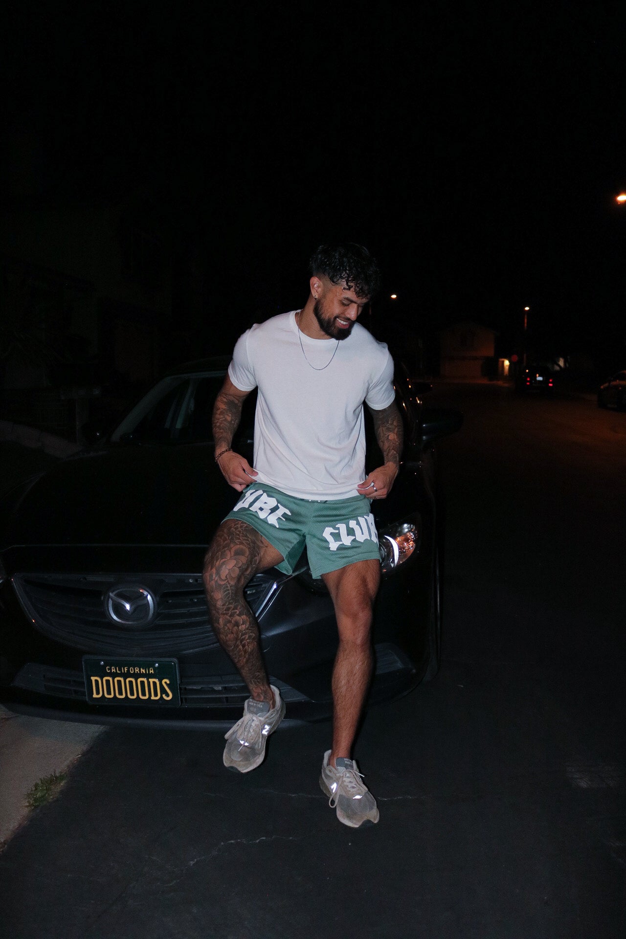 Matcha Green Mesh Shorts