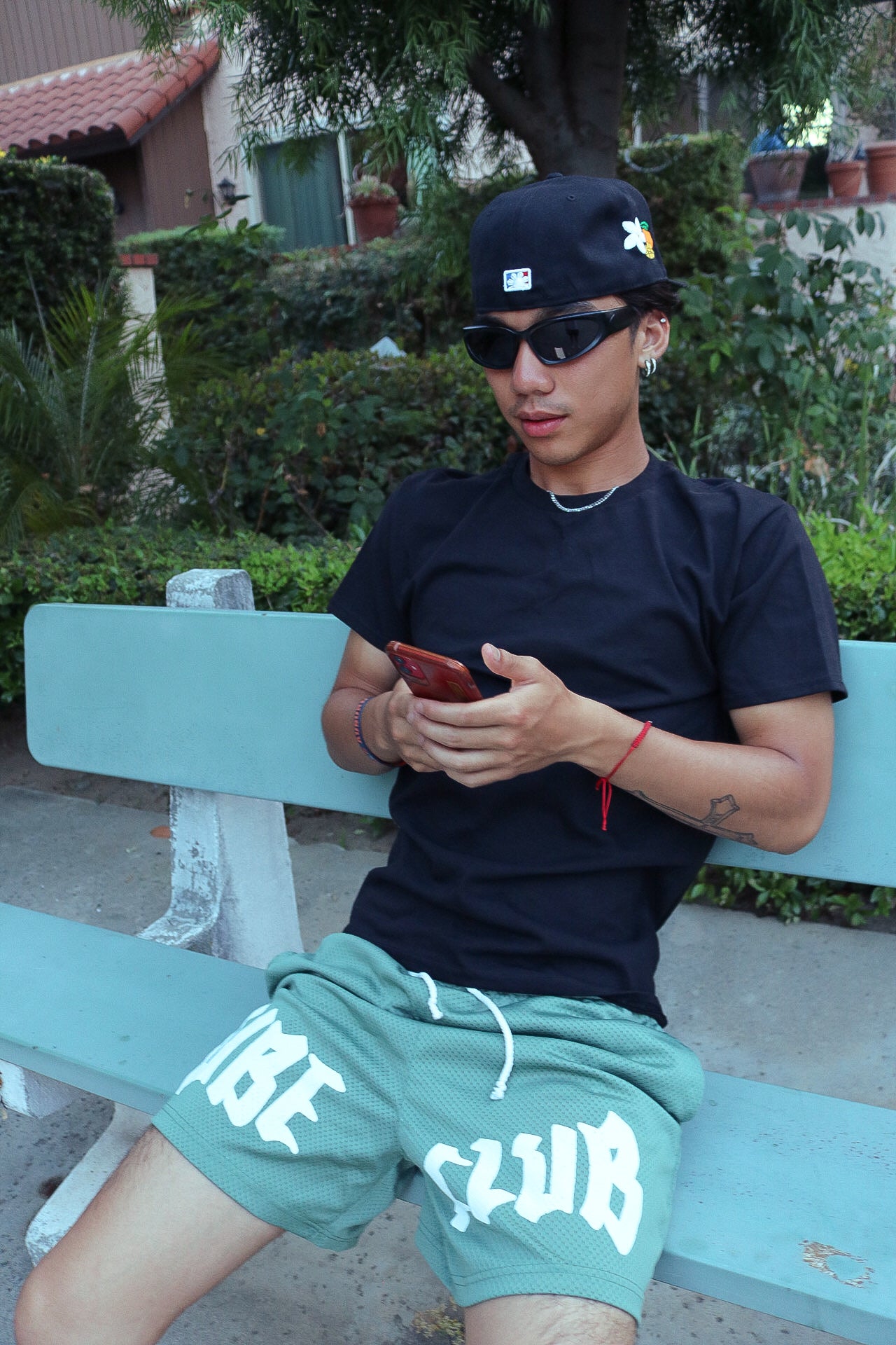Matcha Green Mesh Shorts