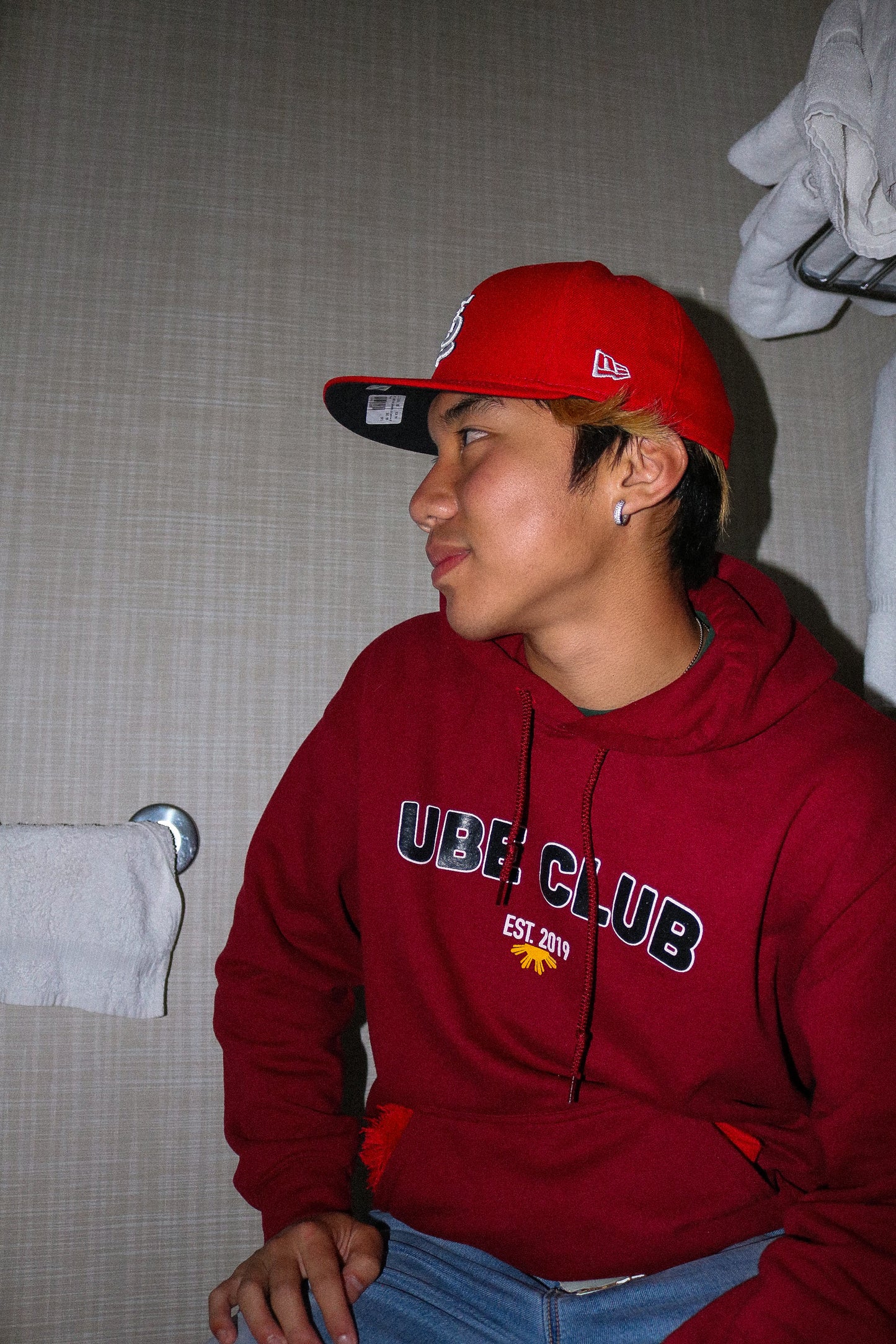 Ube Club Maroon Hoodie