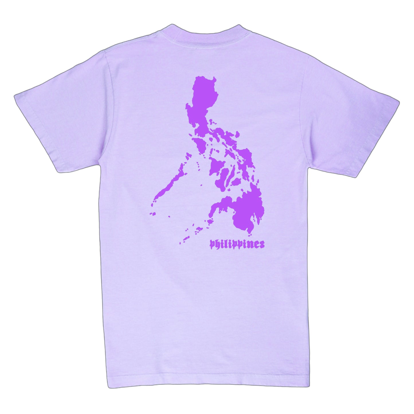 Lavender Philippines Map Tee