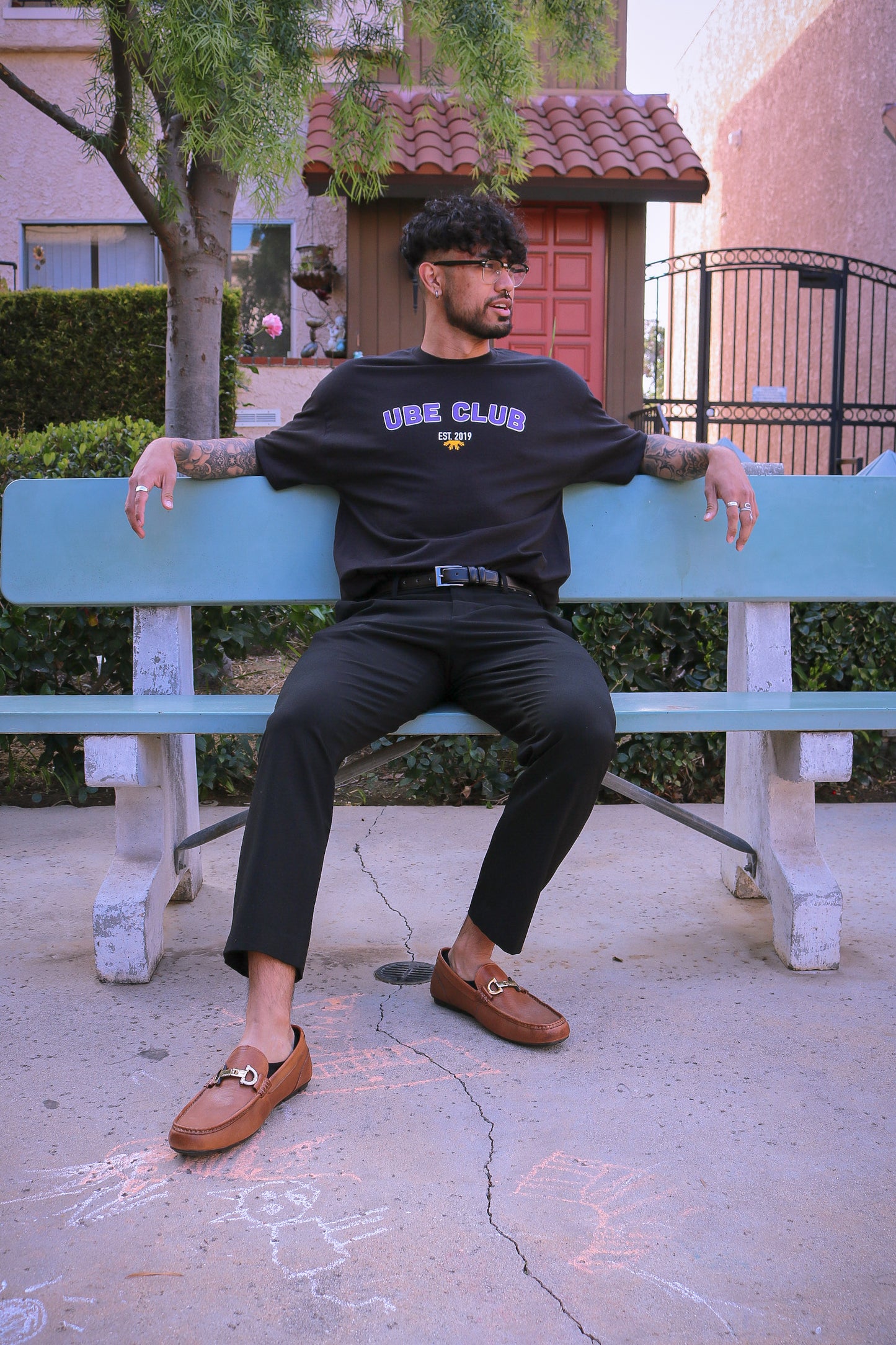 Original Ube Club Black Tee
