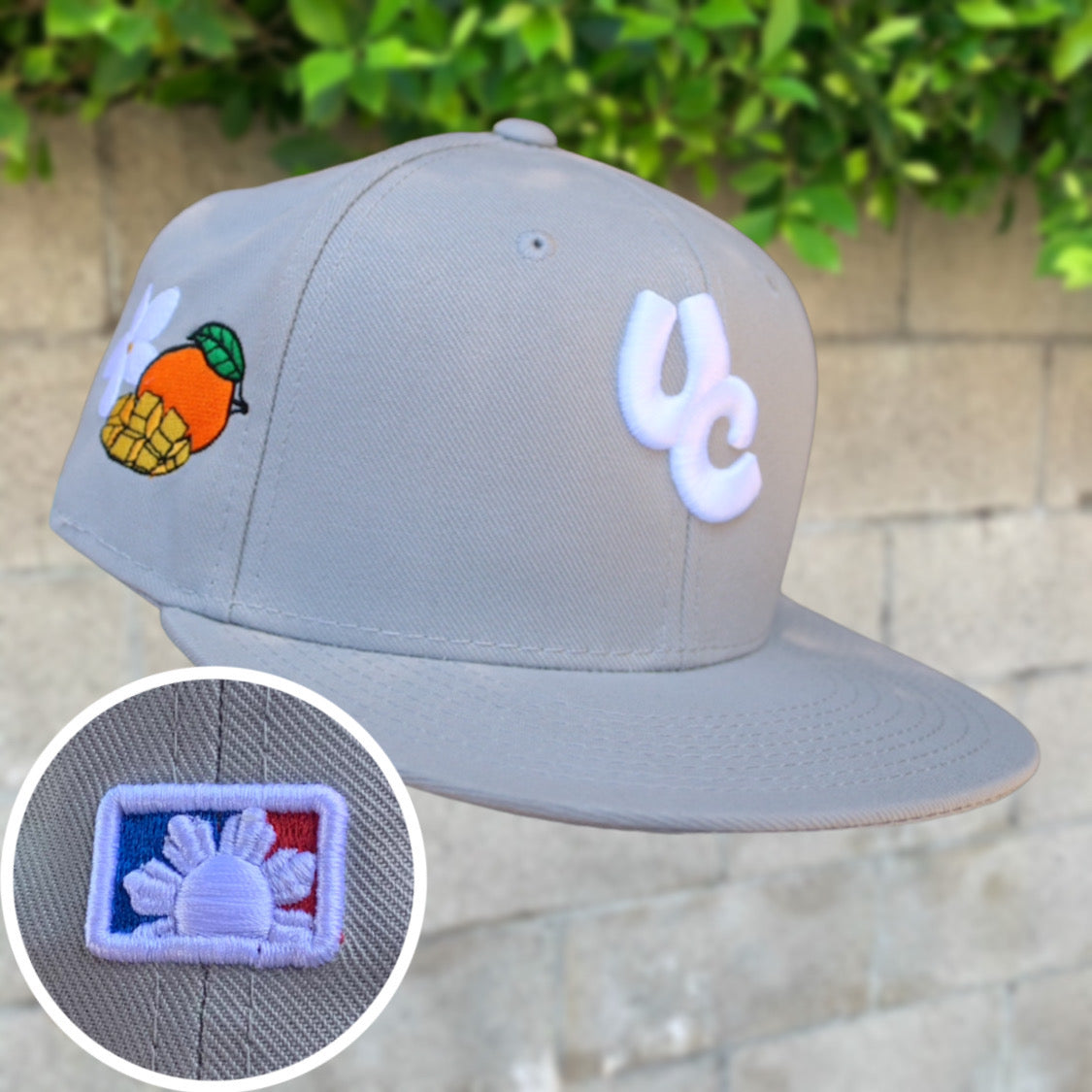 Grey Ube Club Fitted Hat