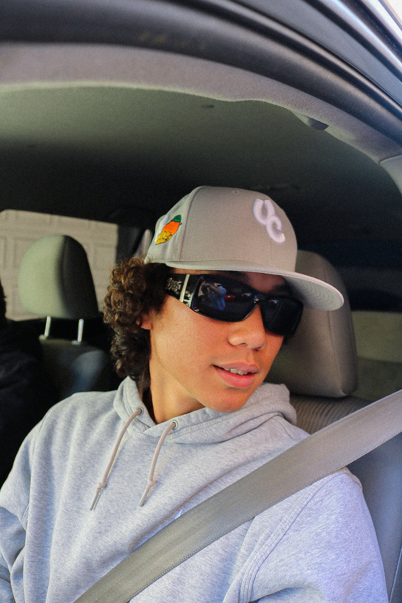 Grey Ube Club Fitted Hat