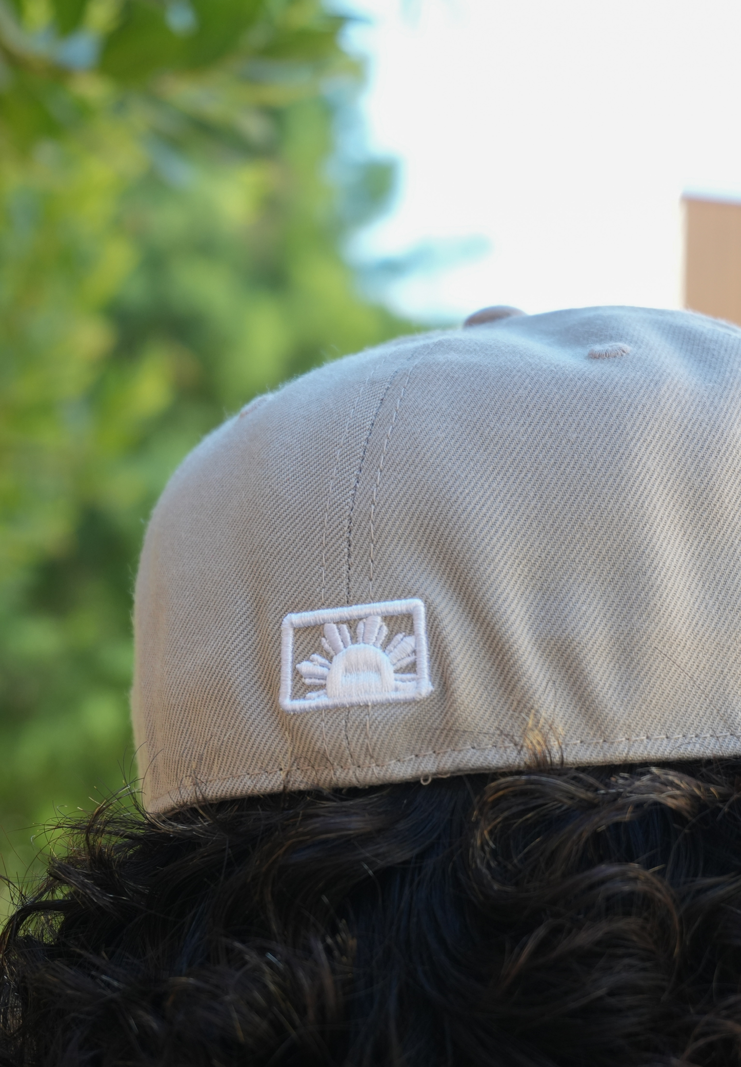 Grey Pamilya Fitted Hat