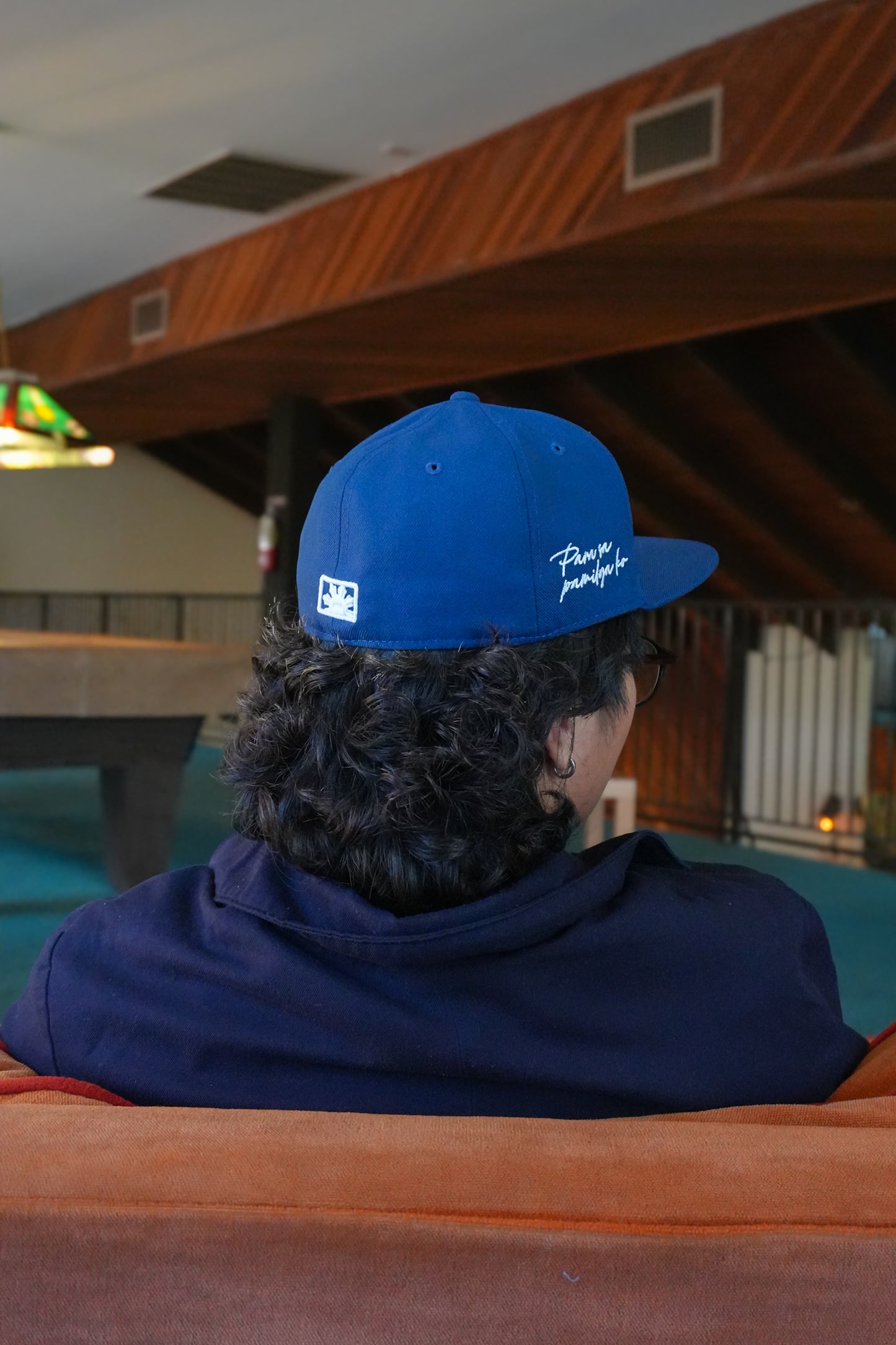 Navy Blue Pamilya Fitted Hat