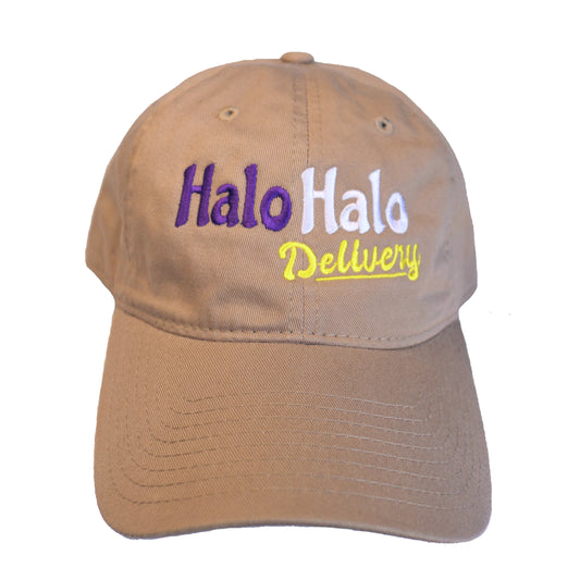 Tan Halo Halo Delivery Dad Hats
