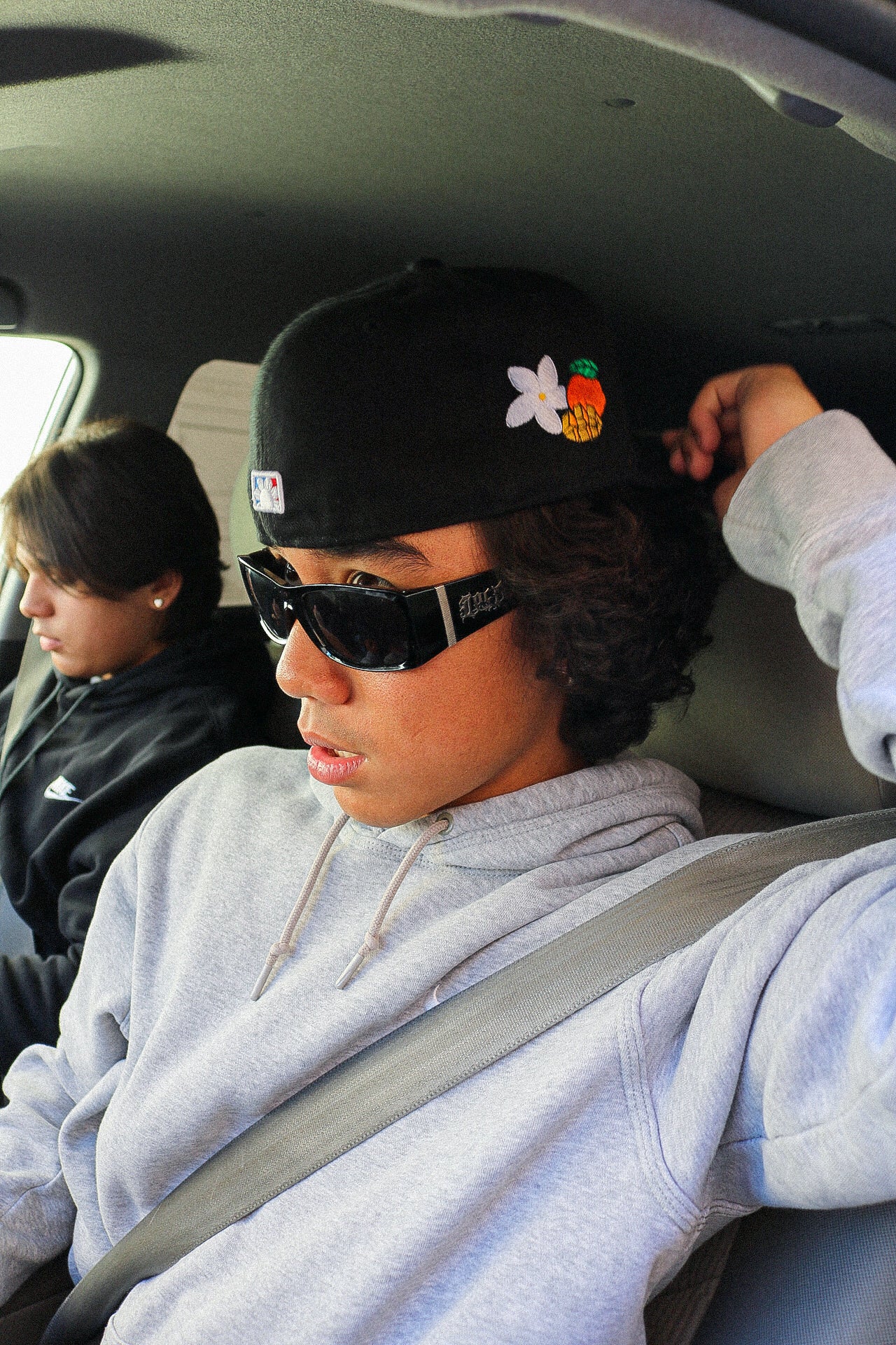 Black Ube Club Fitted Hat
