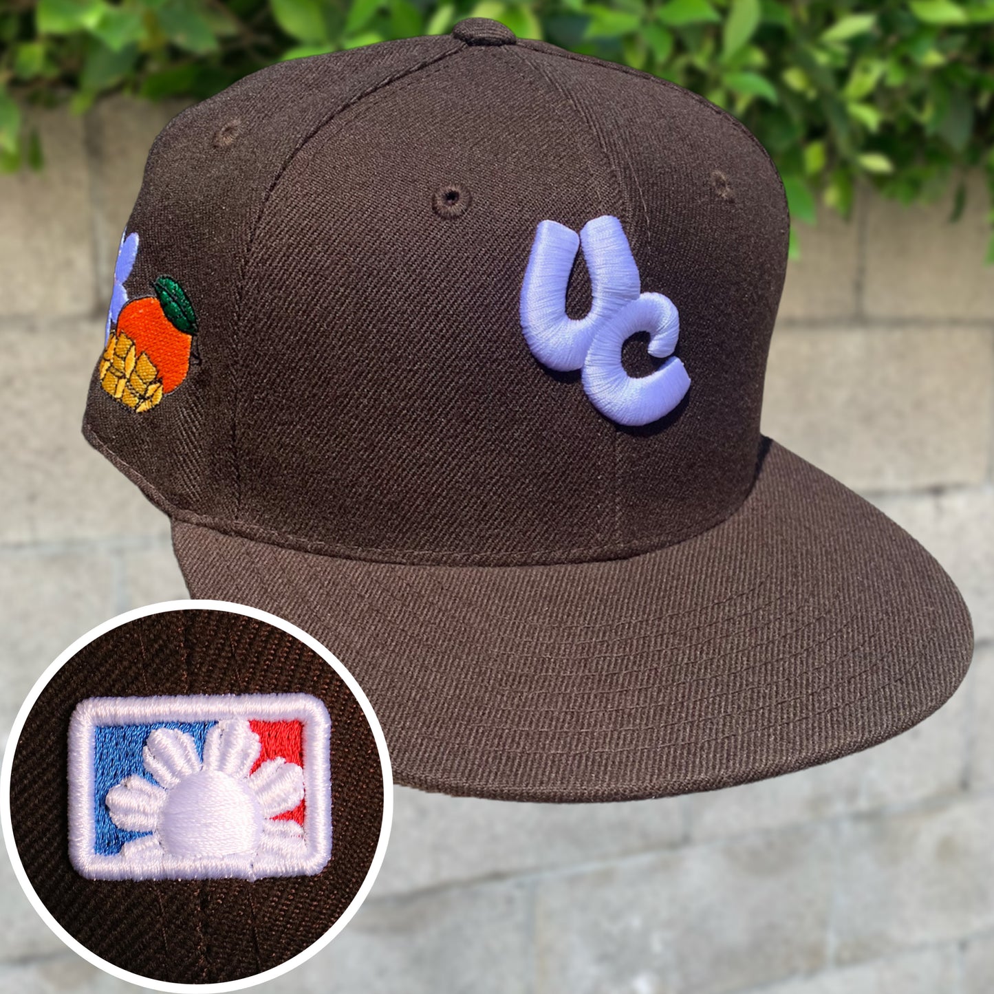 Brown Ube Club Fitted Hat