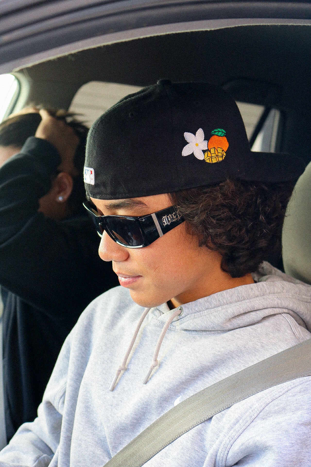 Black Ube Club Fitted Hat