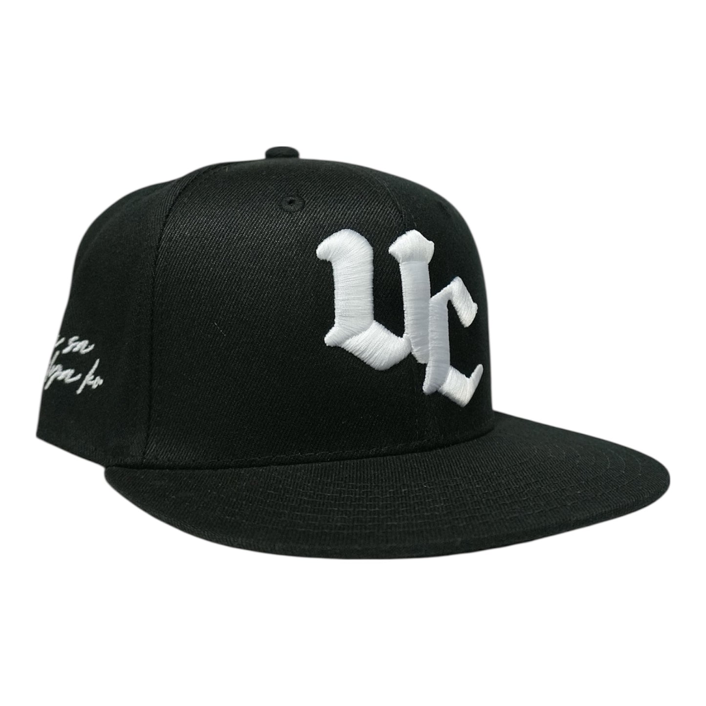 Black Pamilya Fitted Hat