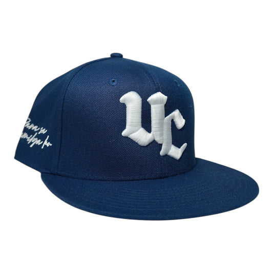 Navy Blue Pamilya Fitted Hat